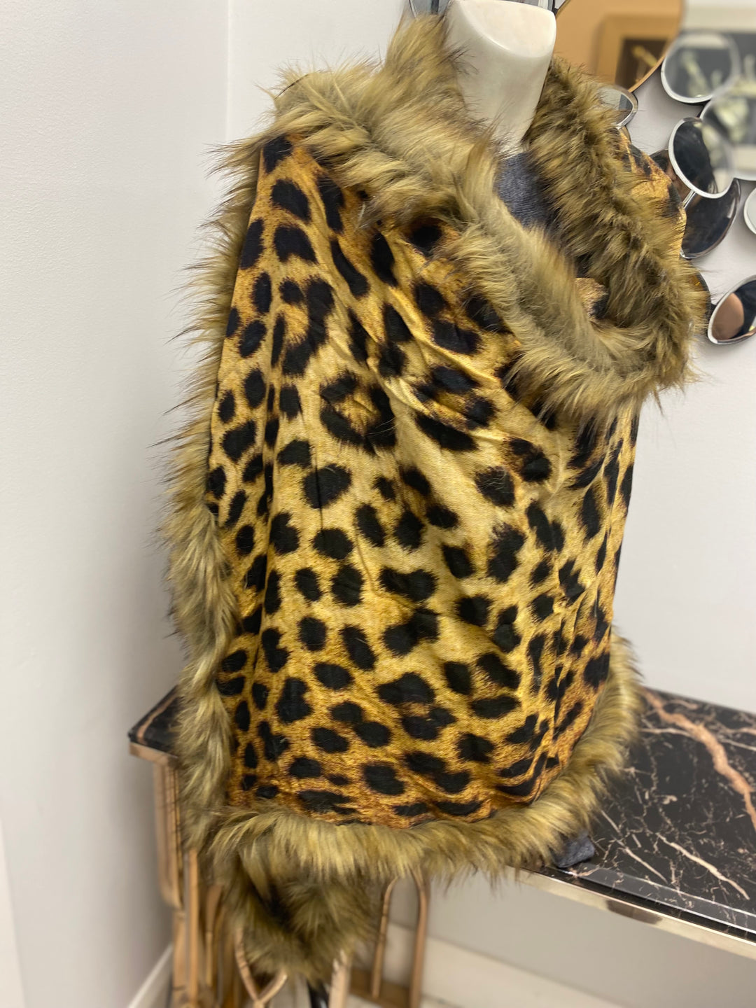 Pure Cashmere Julian Faux Fur Wrap Shawl