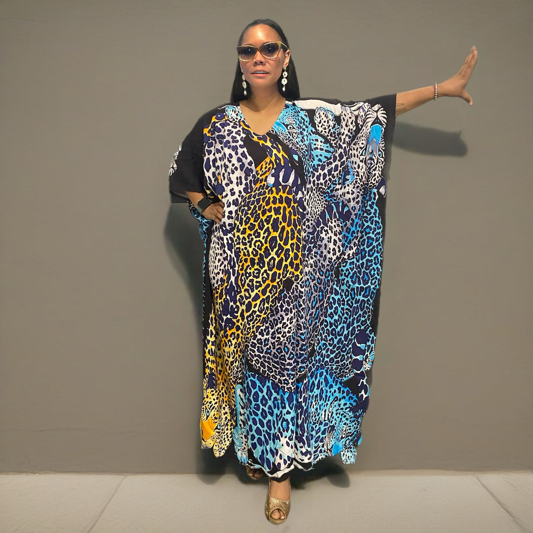 Enchanted seresa  cotton rayon Kaftan Sizes Available AU 22-32