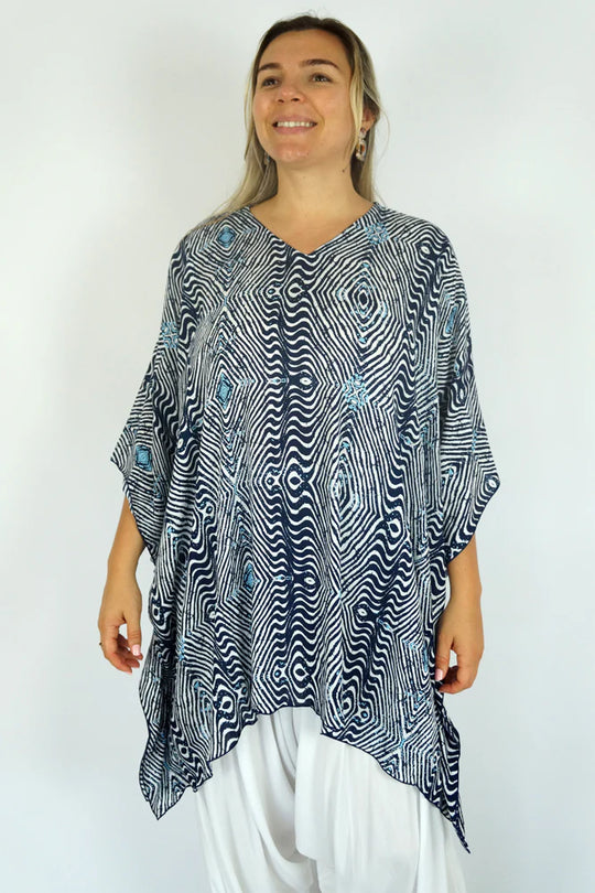 Rayon Maya Tunic Short Kaftan Top-More styles available