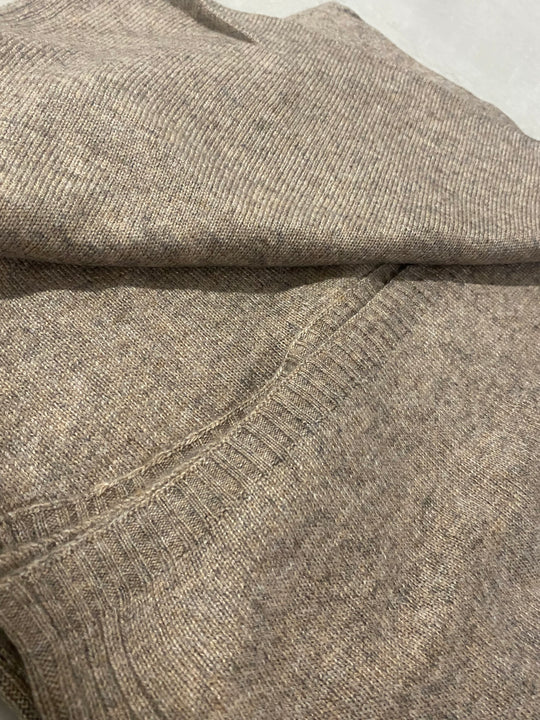 Brown Tan Pure Cashmere Julian Poncho