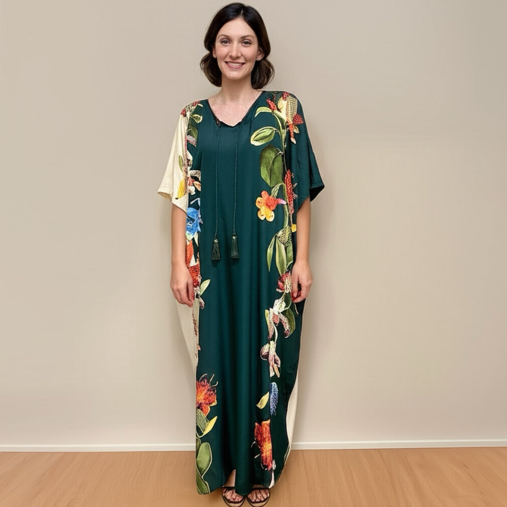 Maya  Rayon Summer Kaftan One Size-AU 8-14