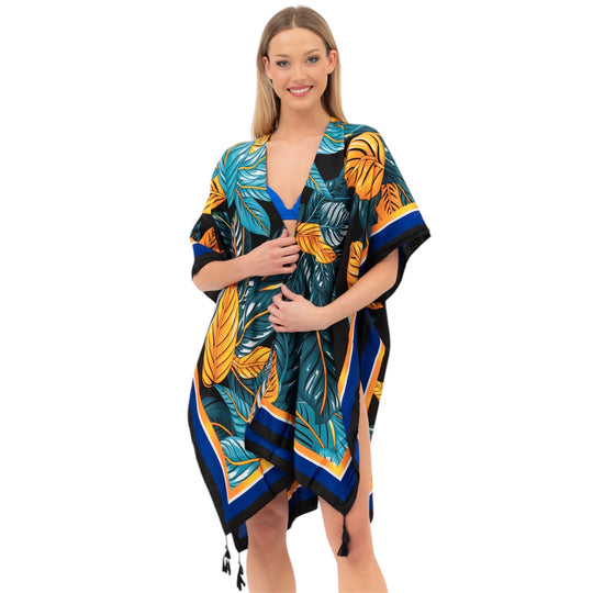 Kyra Abstract Tassel Open Kimono Free Size AU 10-24
