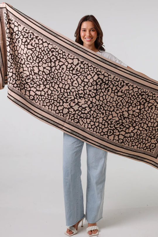 DEIA Reversible Animal Print Scarf