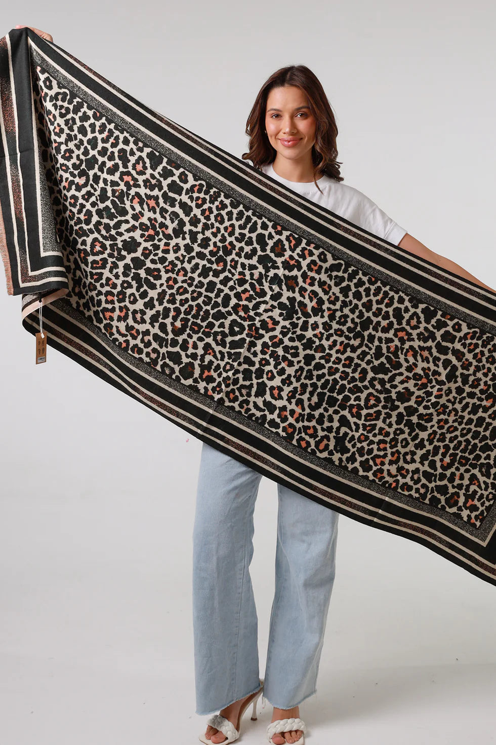 DEIA Reversible Animal Print Scarf