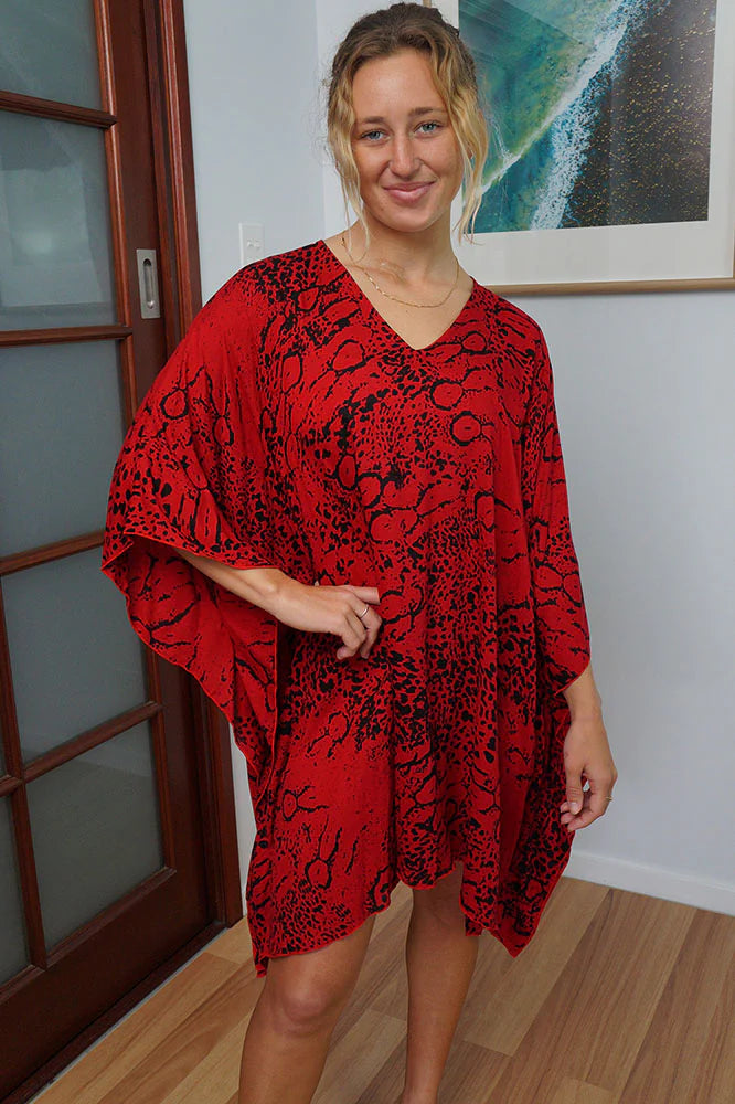 Rayon Maya Tunic Short Kaftan Top-More styles available