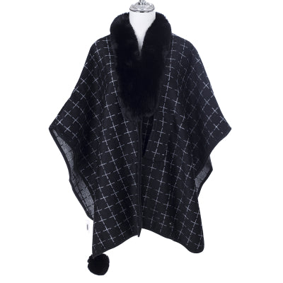 Diea Front Closure Wrap Cape Poncho