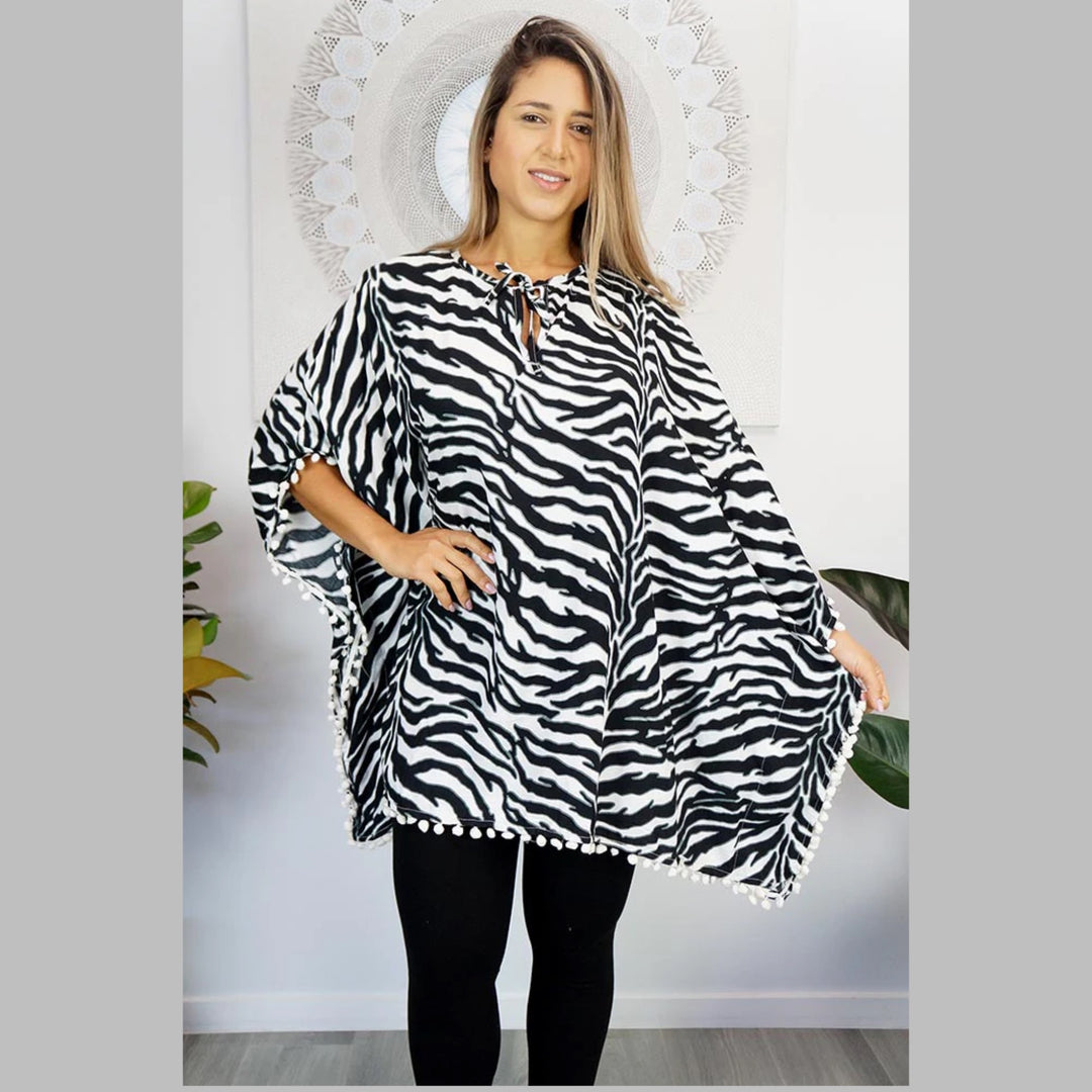 Maya Rayon Kaftan Top - OFSA AU 12-26