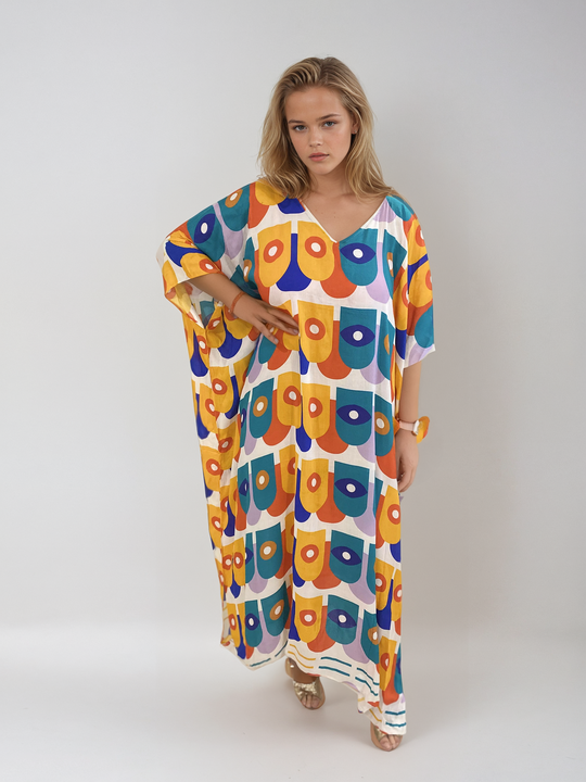 Plus Size Maya Premium Rayon Kaftan OFSA AU 22-28