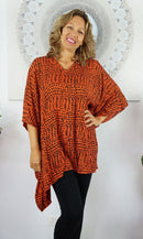 Maya Rayon Tunic Top Short -O/S 12-26-More Styles Available