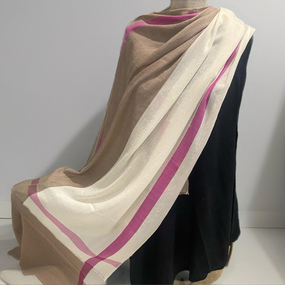 Julian 100% Ultra fine Pashmina cashmere-Layer of warmth for Spring Season