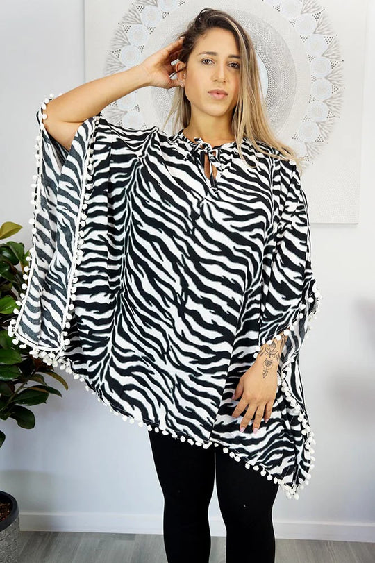 Maya Rayon Kaftan Top - OFSA AU 12-26