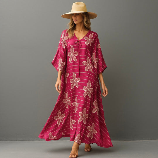 Maya Vibe Bohemian Cotton kaftan-Sizes Available AU 12-30