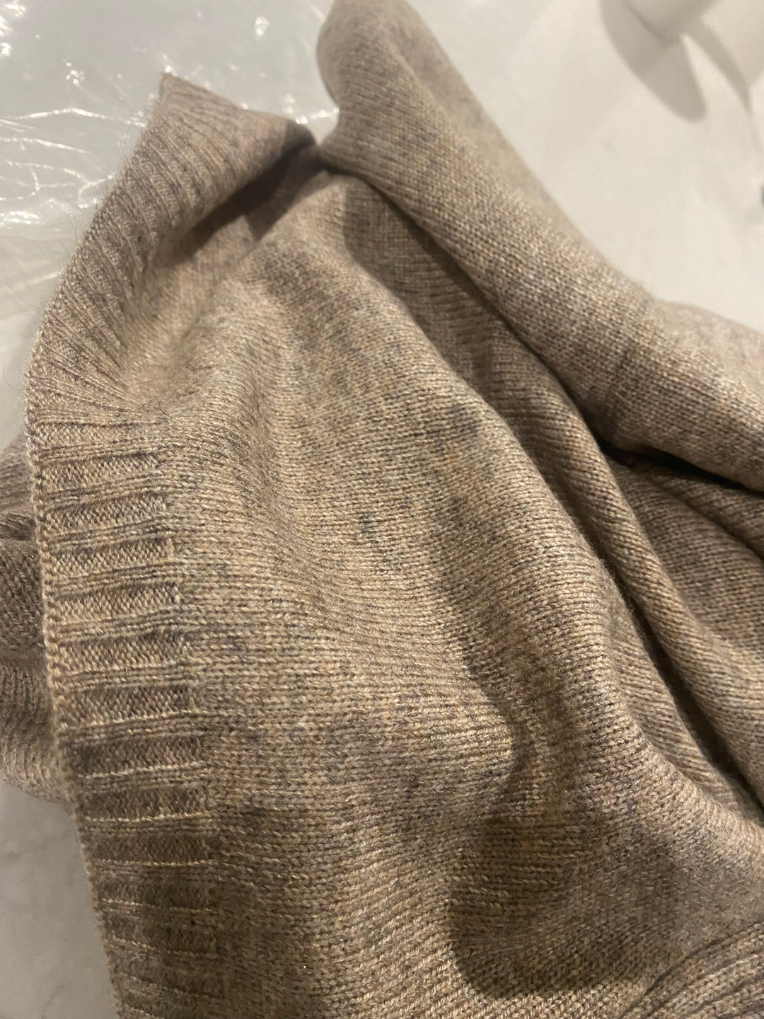 Brown Tan Pure Cashmere Julian Poncho