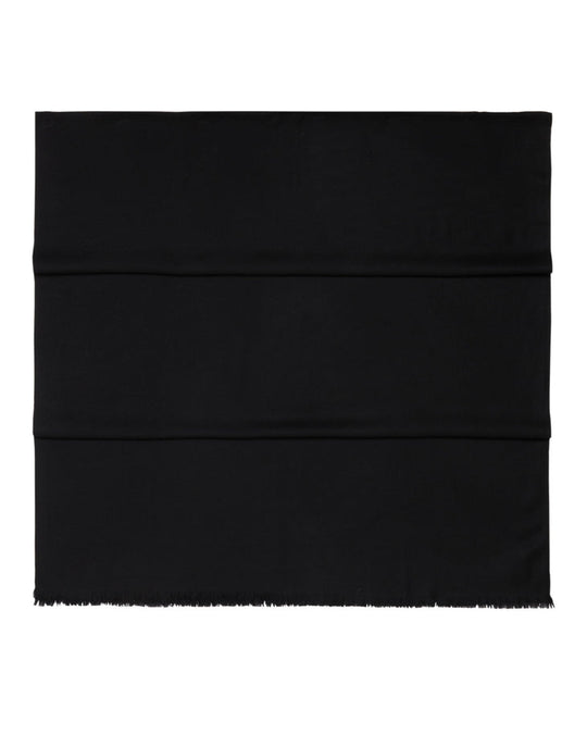 Black Julian Handwoven Pashmina Cashmere wrap shawl Oversized