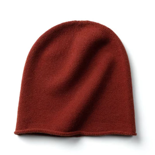Julian Pure Cashmere Reversible Soft & Warm Beanie /Cap