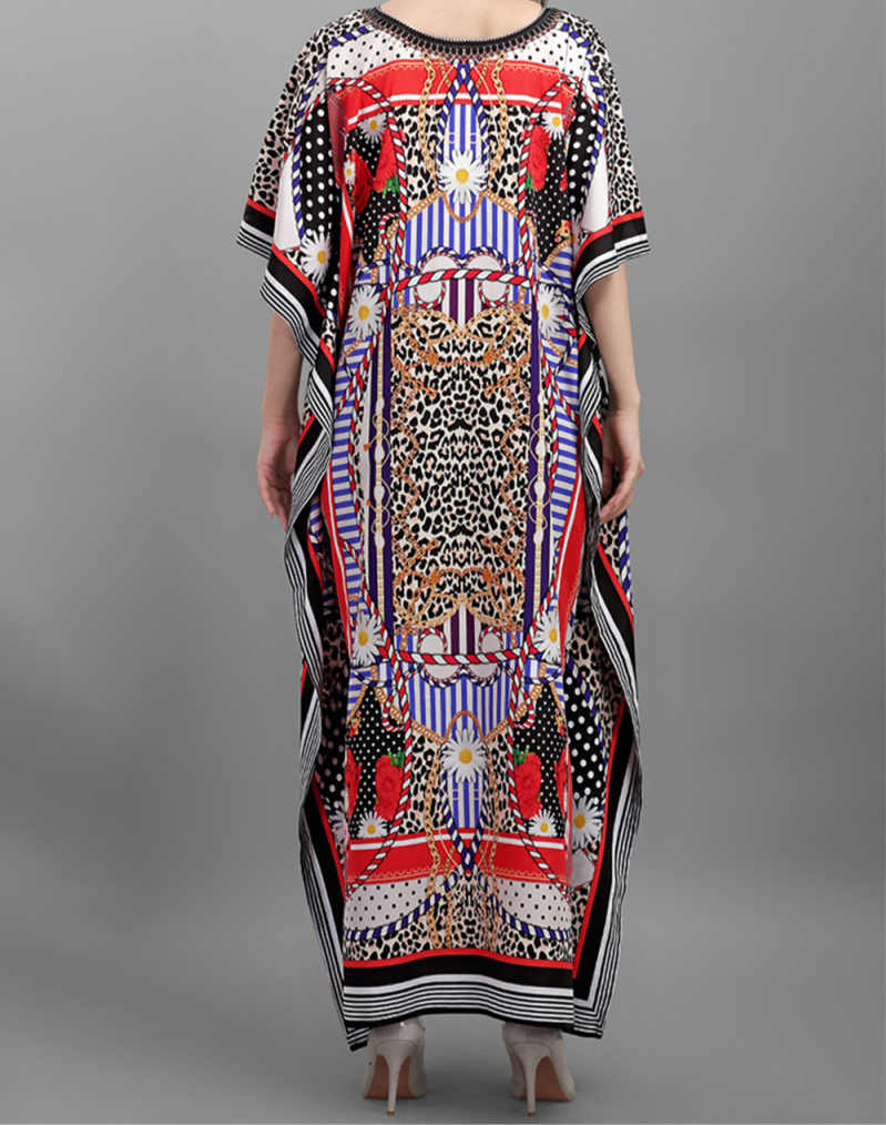 Purple Boho Embellished Mia kaftan AU 10-18