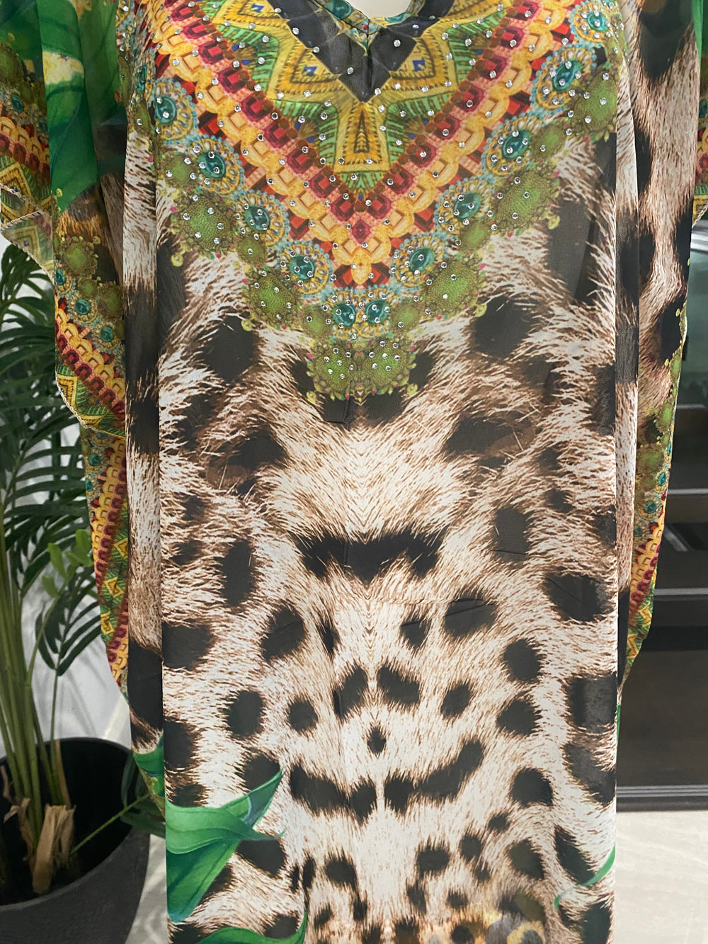 Kyra Short Tunic Kaftan Dress Cover up