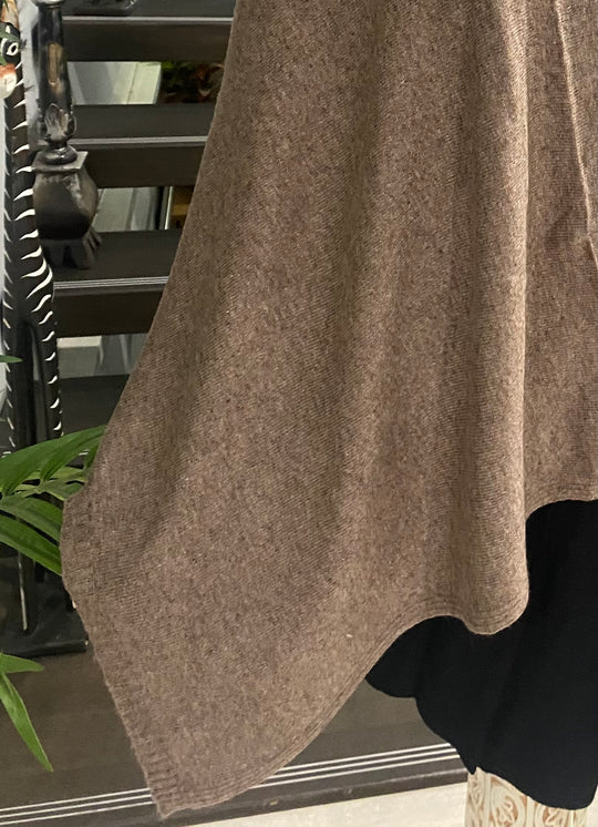 Brown Julian Pure Cashmere Travel Wrap