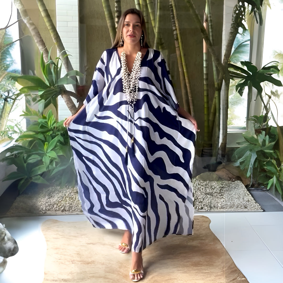 Coco Bella Silk Mix Front Tie Kaftan 12-20-More designs available