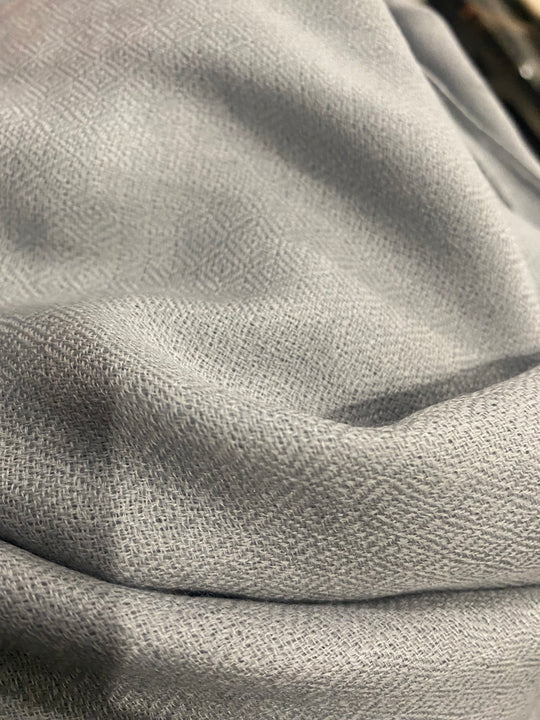 Julian 100% Ultra fine Pashmina cashmere oversized scarf/ wrap/ shawl-Grey