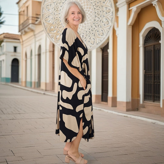 Maya Luxe Kaftan Dress -One Size AU 10-30