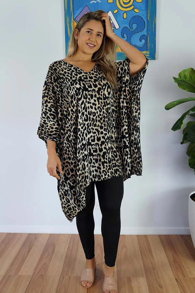 Rayon Maya Tunic Short Kaftan Top-More styles available