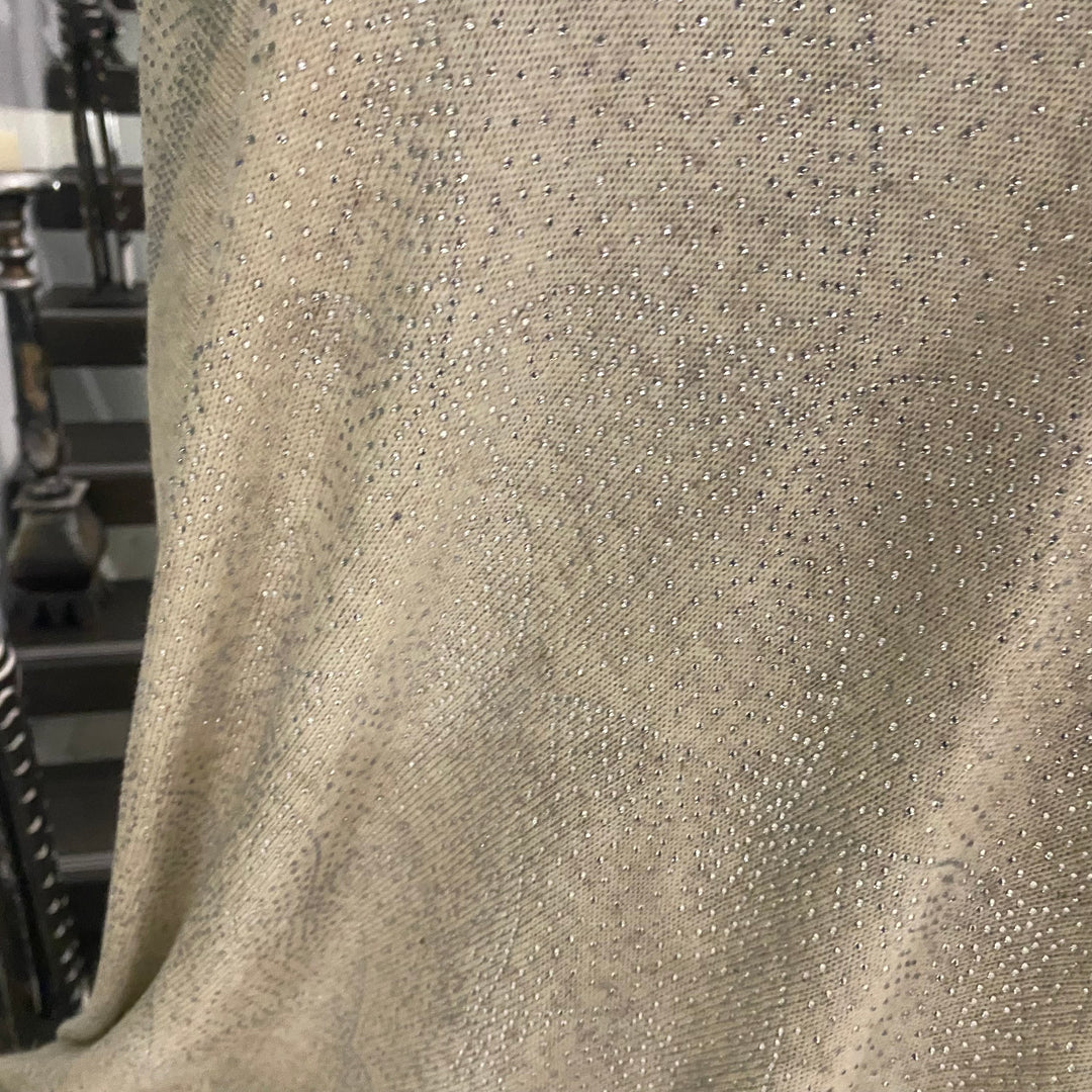 Julian 100% Cashmere Knitted Oversized  Swarovski Crystals Wedding Wrap Ivory