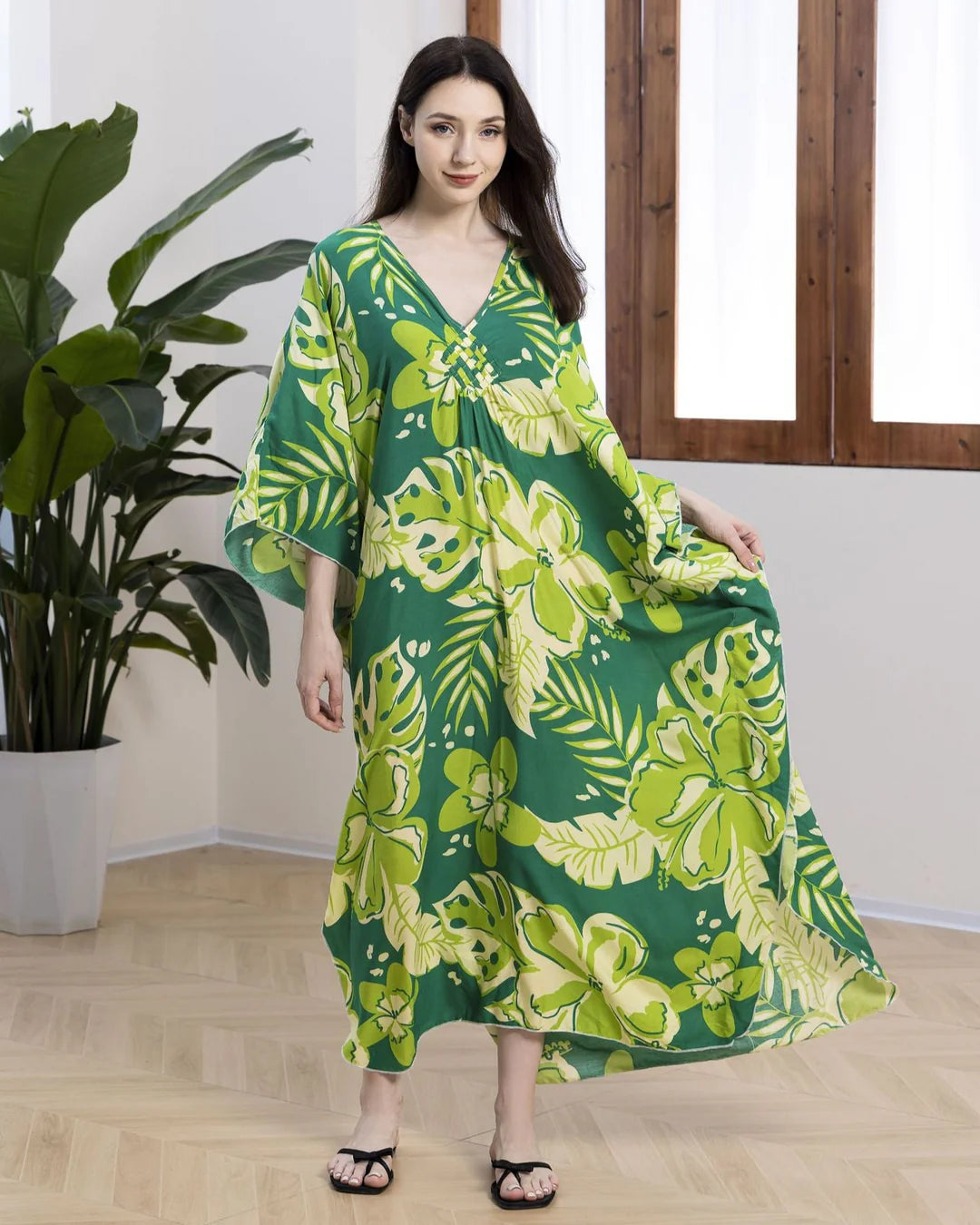 Maya Tropical Loose, Casual Kaftan -  AU 8-20