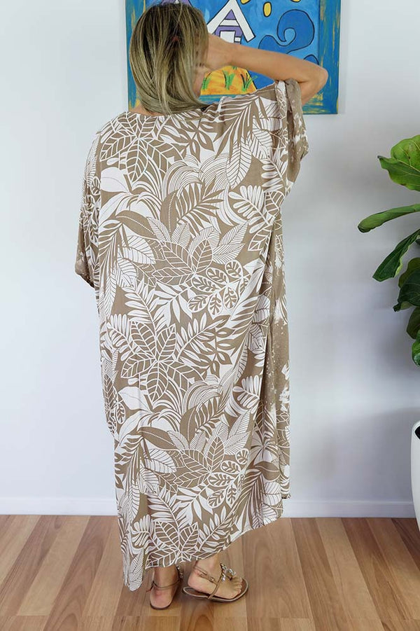Plus Size Rayon Maya Kaftan Dress One Size Fits All 16 to 26