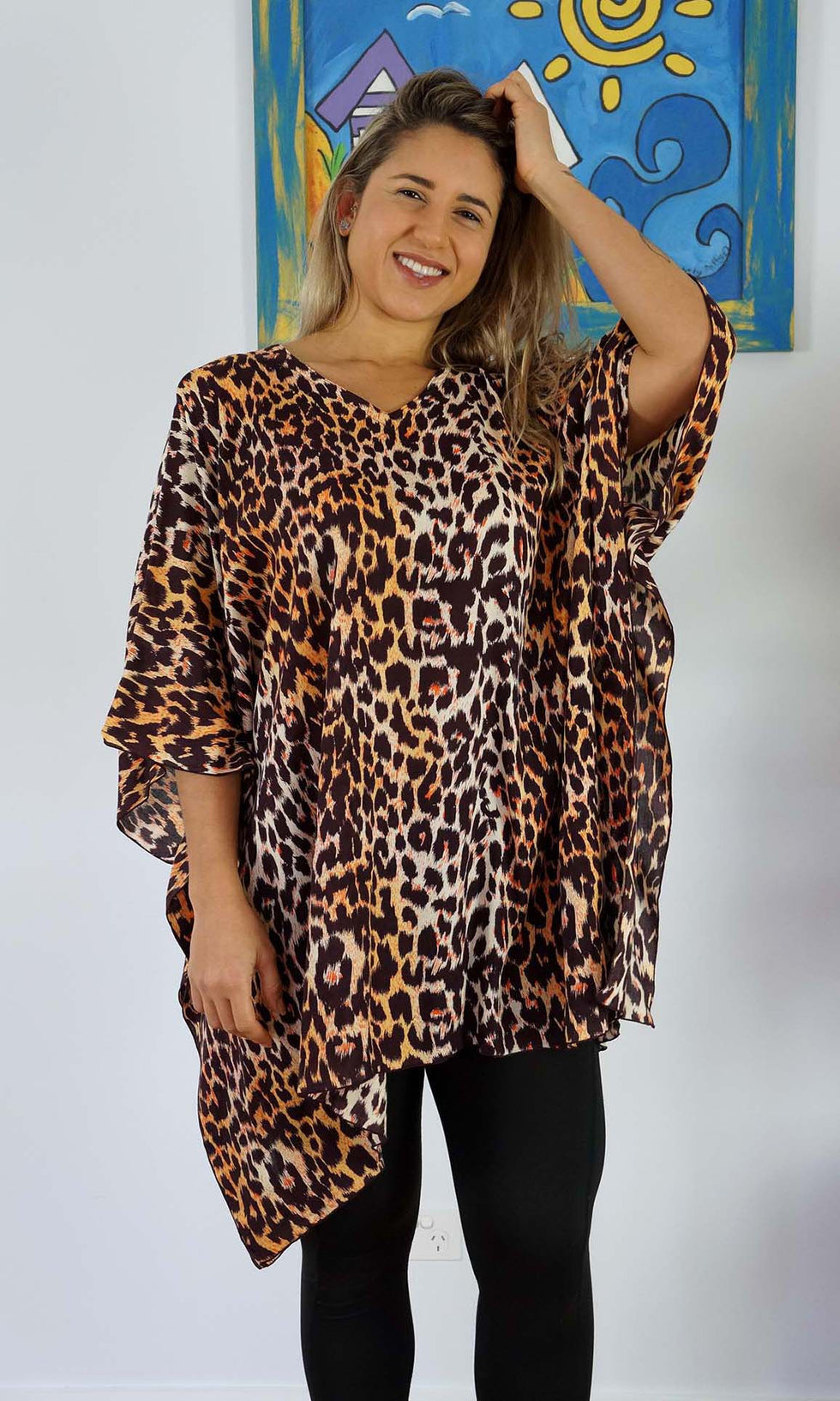 Rayon Maya Tunic Short Kaftan Top-More styles available