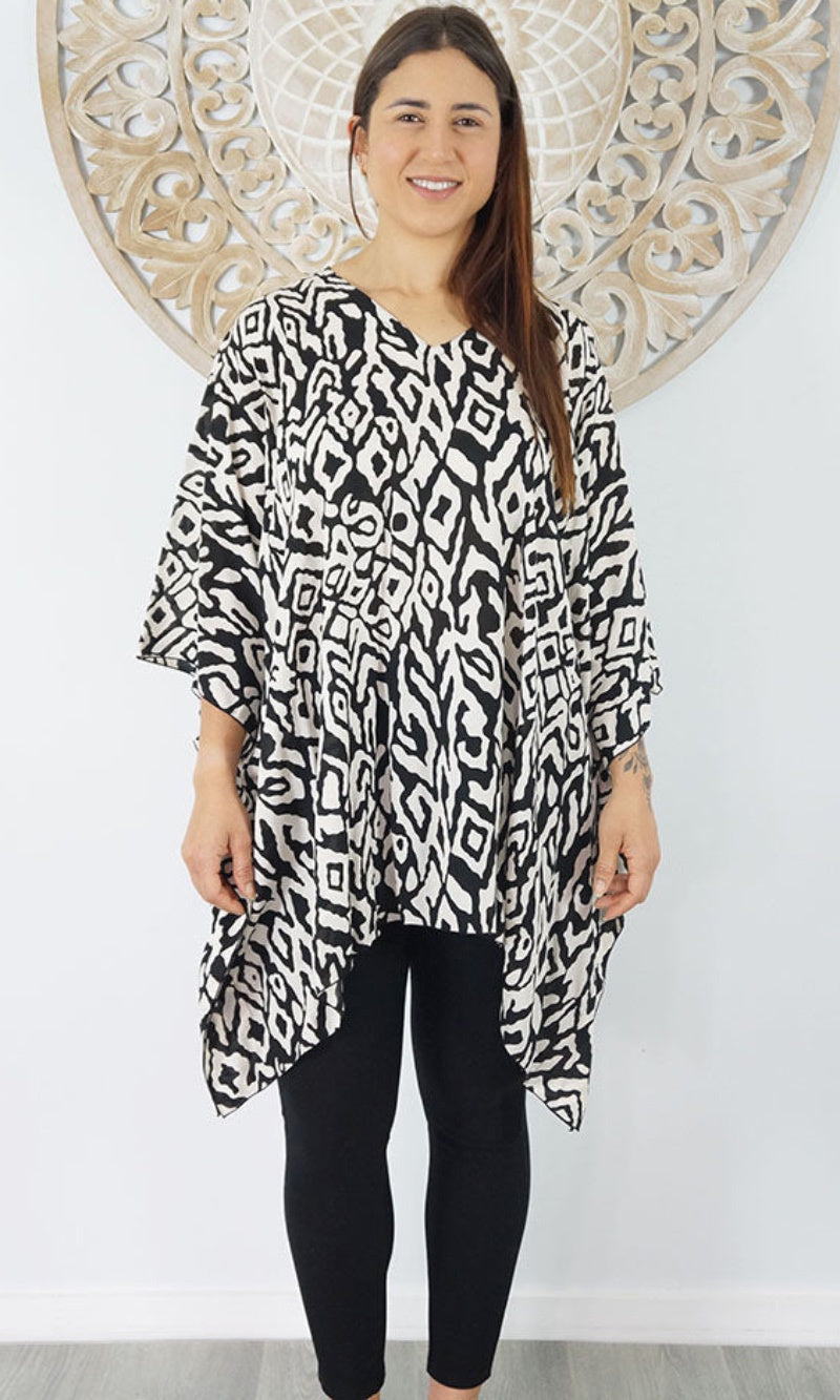 Maya Rayon Tunic Top Short -O/S 12-26-More Styles Available