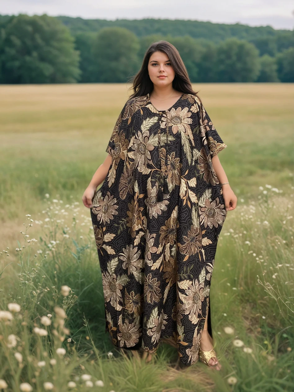 Rayon Maya Kaftan One Size AU 8-16-