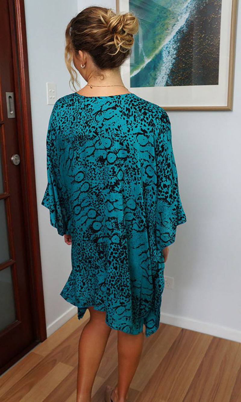Maya Rayon Tunic Short Animal One Size AU 12-26-More Styles Available