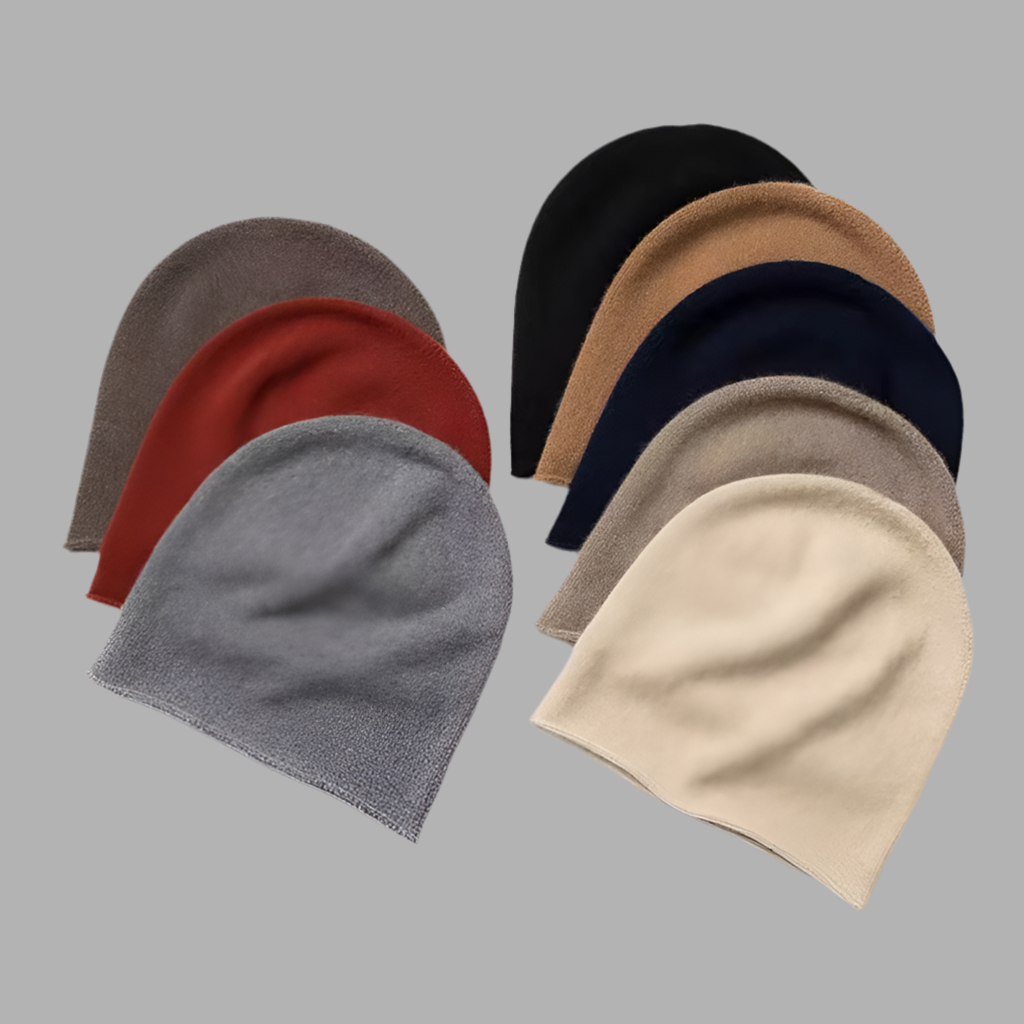Julian Pure Cashmere Reversible Soft & Warm Beanie /Cap