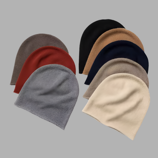 Julian Pure Cashmere Reversible Soft & Warm Beanie /Cap
