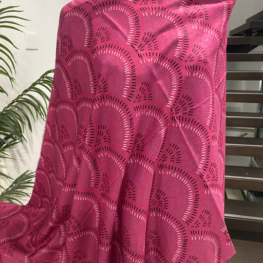 DEIA Pink  Cashmere blend Scarf