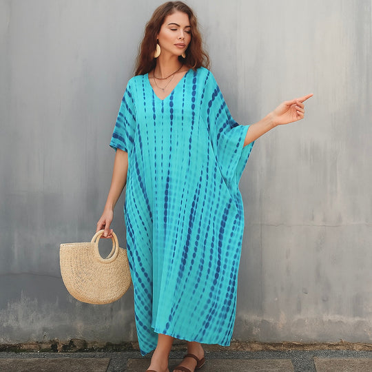 Green Maya Kaftan one size fits AU 12-26