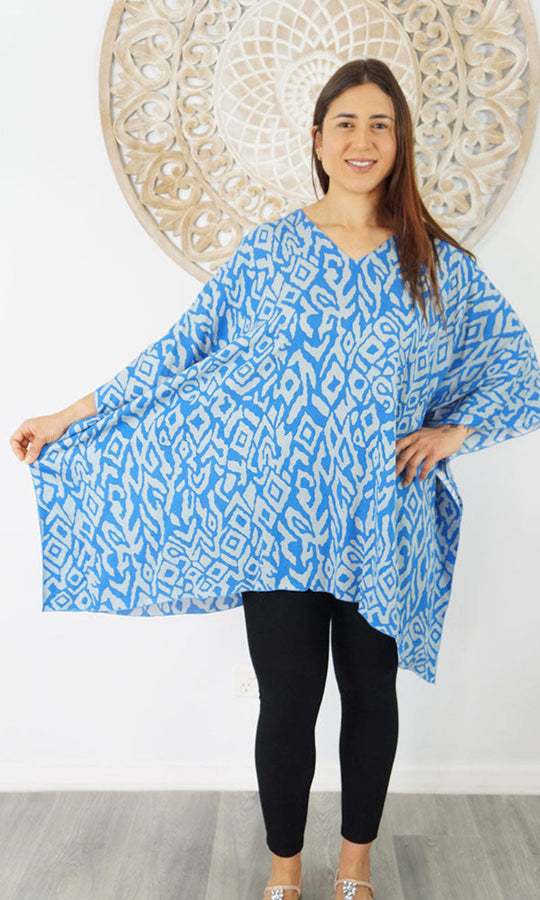 Maya Rayon Tunic Top Short -O/S 12-26-More Styles Available
