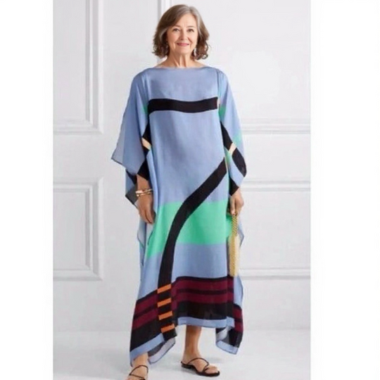 Hues of Lilac - Lillie MIDI Kaftan Dress