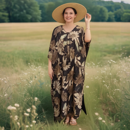 Rayon Maya Kaftan One Size AU 8-16-