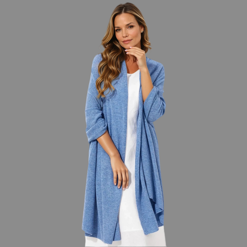 Blue Julian 100% Knitted Cashmere Extra large Travel Wrap