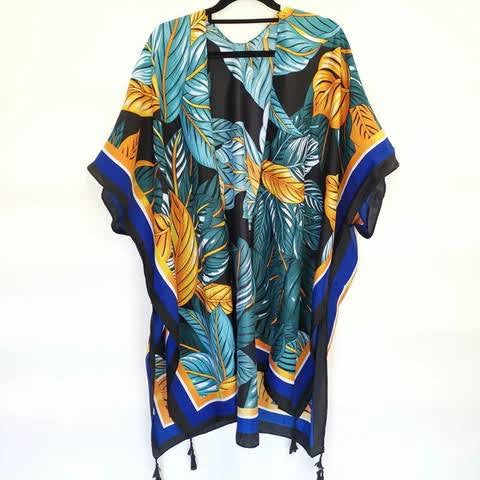Kyra Abstract Tassel Open Kimono Free Size AU 10-24