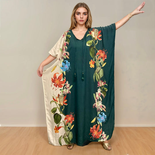 Maya  Rayon Summer Kaftan One Size-AU 8-14