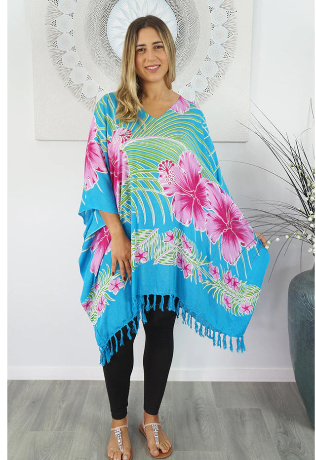 Maya Top Tunic Cover up Kaftan O/S 14-26-More styles available