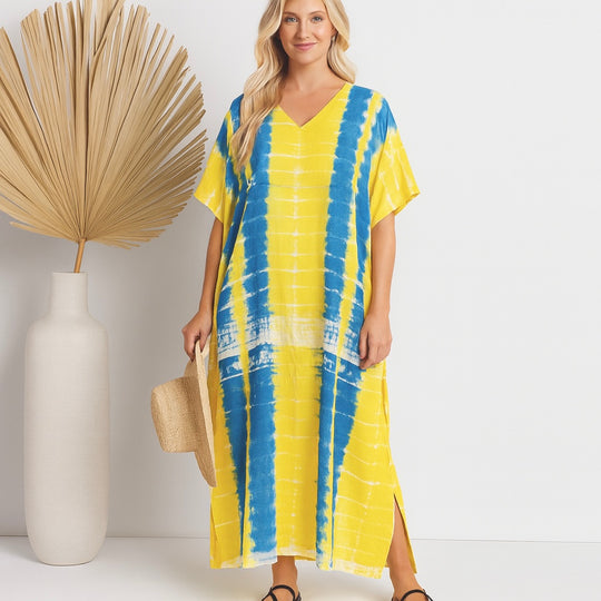 Mia Tie dye Loose, Cotton Kaftan AU 8-16