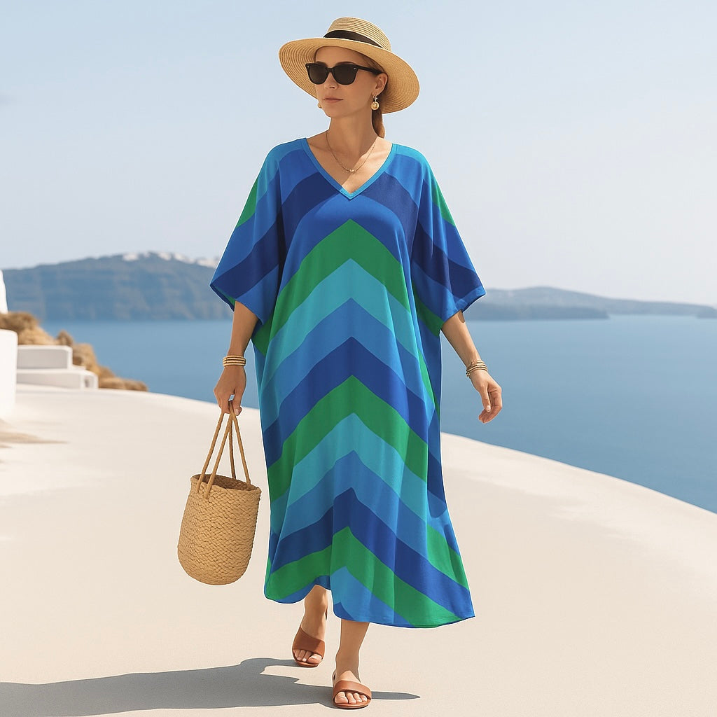 Maya Glore Bohemian Cotton Rayon kaftan - Sizes Available AU 14-30