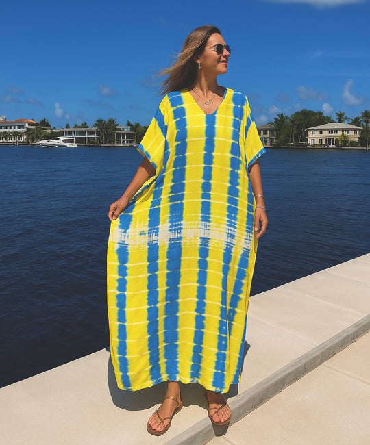 Mia Tie dye Loose, Cotton Kaftan AU 8-16