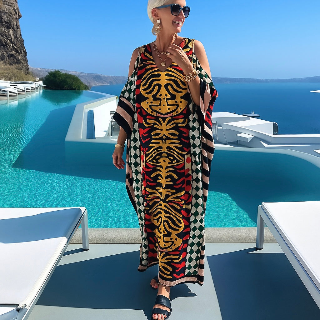 Maya Luna Bohemian Rayon Kaftan-Sizes Available AU 14-30