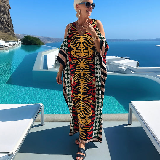 Maya Luna Bohemian Rayon Kaftan-Sizes Available AU 14-30