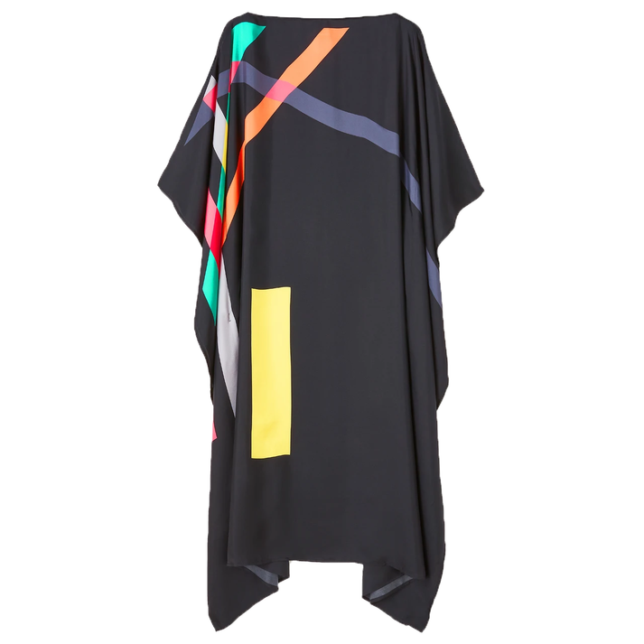 Maya Black MIDI Kaftan Dress Sizes available AU 12-26